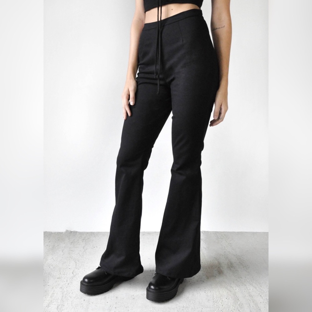 Bloodmoon Some Girls Black Flare Pants